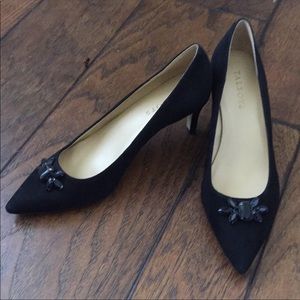 Talbot black Kitten Heel size 8